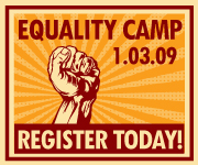 Equality Camp blog badge